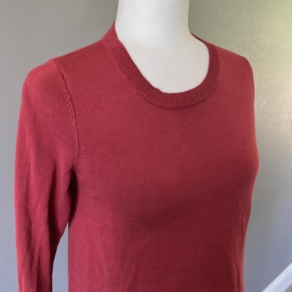 Philosphy Red Sweater with Gold Button Detail - Picture 2 of 10